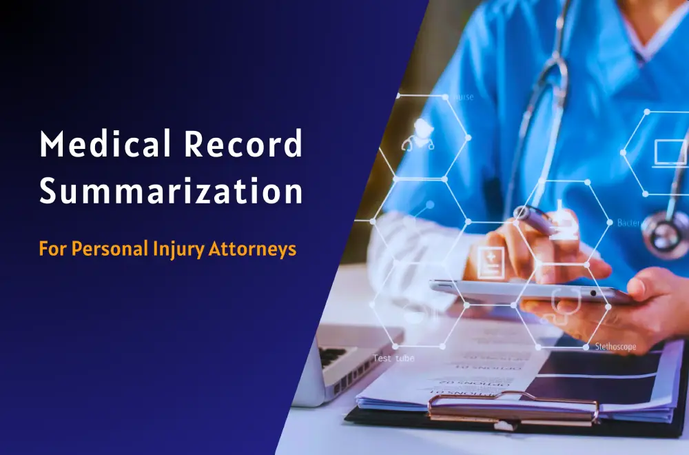 Medical record summarization for personal injury attorneys Image